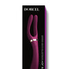 =Dorcel Infinite Joy Bendable Forked Vibrator - Plum