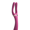 =Dorcel Infinite Joy Bendable Forked Vibrator - Plum