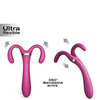 =Dorcel Infinite Joy Bendable Forked Vibrator - Plum
