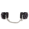 Sultra Lambskin Handcuffs w/5 1/2" Chain - Black