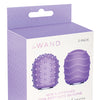 Le Wand Petite Pack of 2 Silicone Texture Covers - Violet