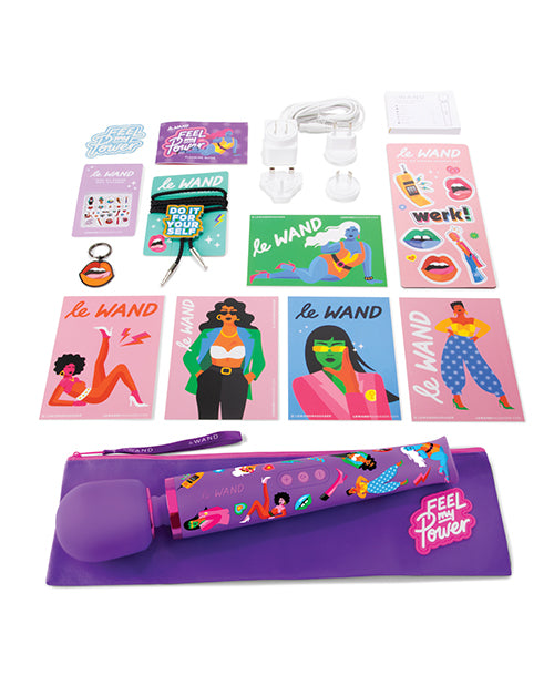 Le Wand Feel My Power 2021 Jade Purple Brown Special Edition Wand Massager