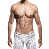 Male Basics Spider Hipster Boxer Brief White/Black MD