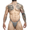 Male Basics Y Buns Thong Checkers XL