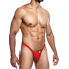 Male Basics Y Buns Thong Red LG