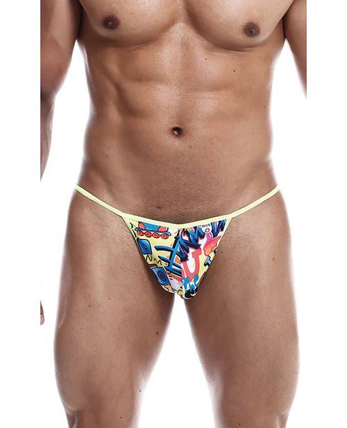 Male Basics Sinful Hipster Music T Thong G-String Print MD