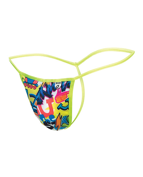 Male Basics Sinful Hipster Music T Thong G-String Print MD