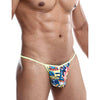 Male Basics Sinful Hipster Music T Thong G-String Print XL