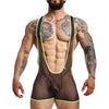 Male Basics MOB Singlet Black/Lime MD