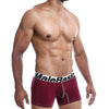 Male Basics Performance Boxer Burgundy MD