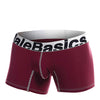 Male Basics Performance Boxer Burgundy SM