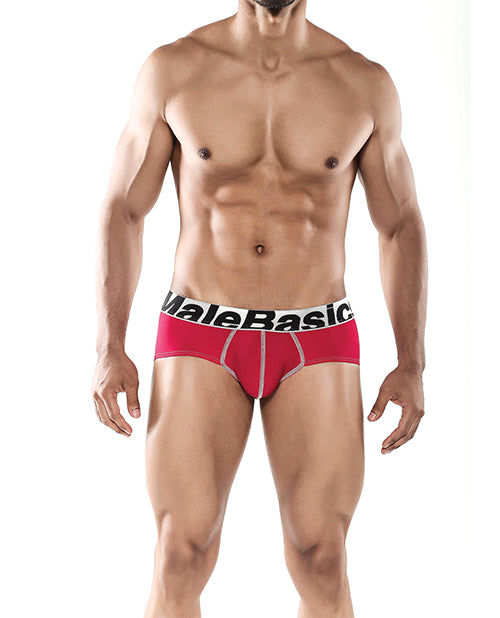 Male Basics Performance Brief - Burgundy