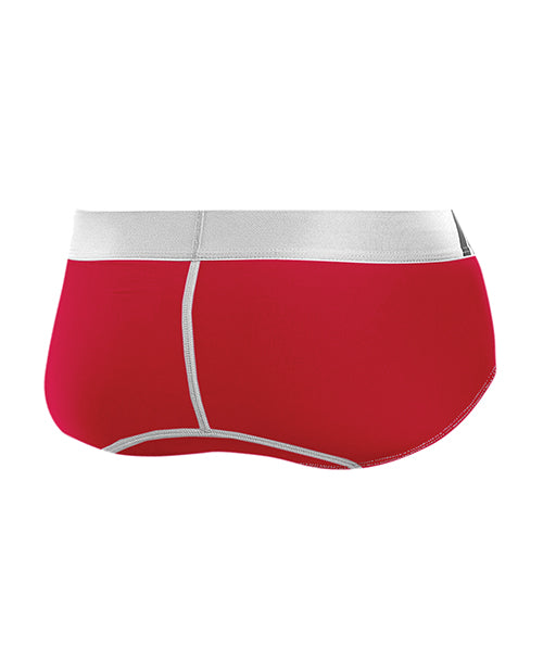 Male Basics Performance Brief - Burgundy