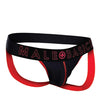 Male Basics Neon Jockstrap Red LG