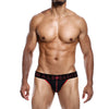 Male Basics Neon Jockstrap Red XL