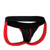 Male Basics Neon Jockstrap Red XL