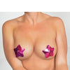 =Minor Creations Sequin Star Pasties - Fuchsia