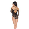 Seamless Long Sleeve Teddy Black O/S