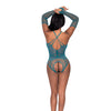 Seamless Long Sleeve Teddy Turquoise O/S