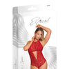 Sugar & Spice Teddy w/Snap Crotch Red L/XL