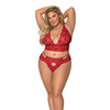 Sugar & Spice Bra & Panty Red QN