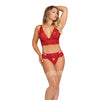 Sugar & Spice Bra & Panty Red S/M