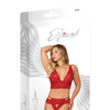 Sugar & Spice Bra & Panty Red S/M