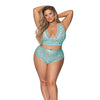 Seabreeze Strappy Back Cami & Short Turquoise 2X