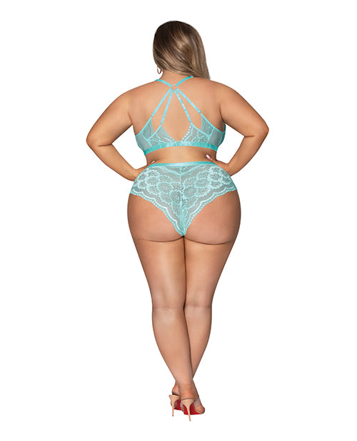 Seabreeze Strappy Back Cami & Short Turquoise 2X