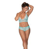 Seabreeze Strappy Back Cami & Short Turquoise S/M