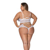 Modern Romance Bralette & Cheeky Hipster White 2X