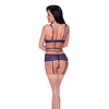 Berrylicious Cutout Dress & G-String Blue L/XL
