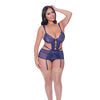 Berrylicious Cutout Dress & G-String Blue QN