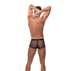 Cock Pit Fishnet Mini Cock Ring Short Black SM