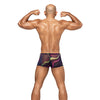 Galactic Sheer Poly Spandex Mini Short Multi Color LG