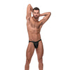 Cage Matte Strappy Ring Jock Black L/XL