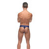 Diamond Mesh Bong Thong Blue