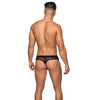 Hoser Stretch Mesh Thong - Black