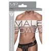 Hoser Stretch Mesh Thong - Black