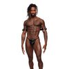 Pisces PU Leather Bicep & Back Harness Black O/S