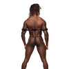 Pisces PU Leather Bicep & Back Harness Black O/S