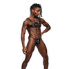 Libra PU Leather Chest Harness Black O/S