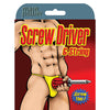 Male Power For The Guy Who Likes To Screw - Black G-String & a Set of Screw Drivers