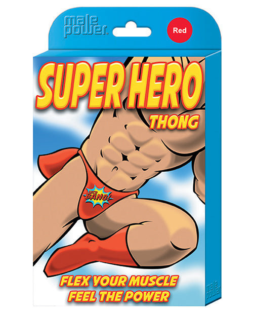 Male Power Super Hero Thong - Assorted Colors