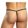 Male Power Nylon Lycra Pouch Thong Black O/S