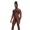 Fetish Jouster Nylon & Spandex Front Ring G-String Black S/M