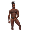 Fetish Cyclops Nylon Spandex Pouchless Jock Strap Black S/M