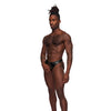 Fetish Cyclops Nylon Spandex Pouchless Jock Strap Black S/M