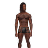 Fetish Vulcan Nylon Spandex Caged Short Black L/XL
