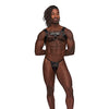 Leather Aries Single Ring Harness Black O/S
